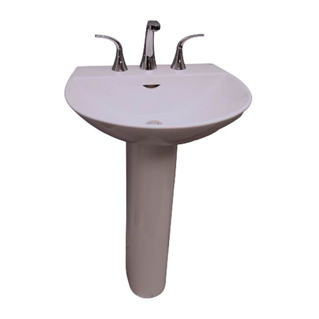 Barclay Vessel Only Pedestal Bathroom Sinks item 3-341WH