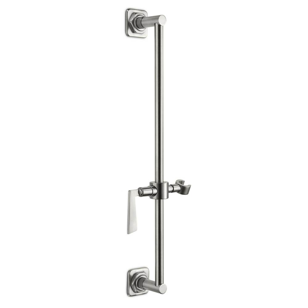 California Faucets Wall Mounted Slide Bar - Quad Basewith Lever Handle