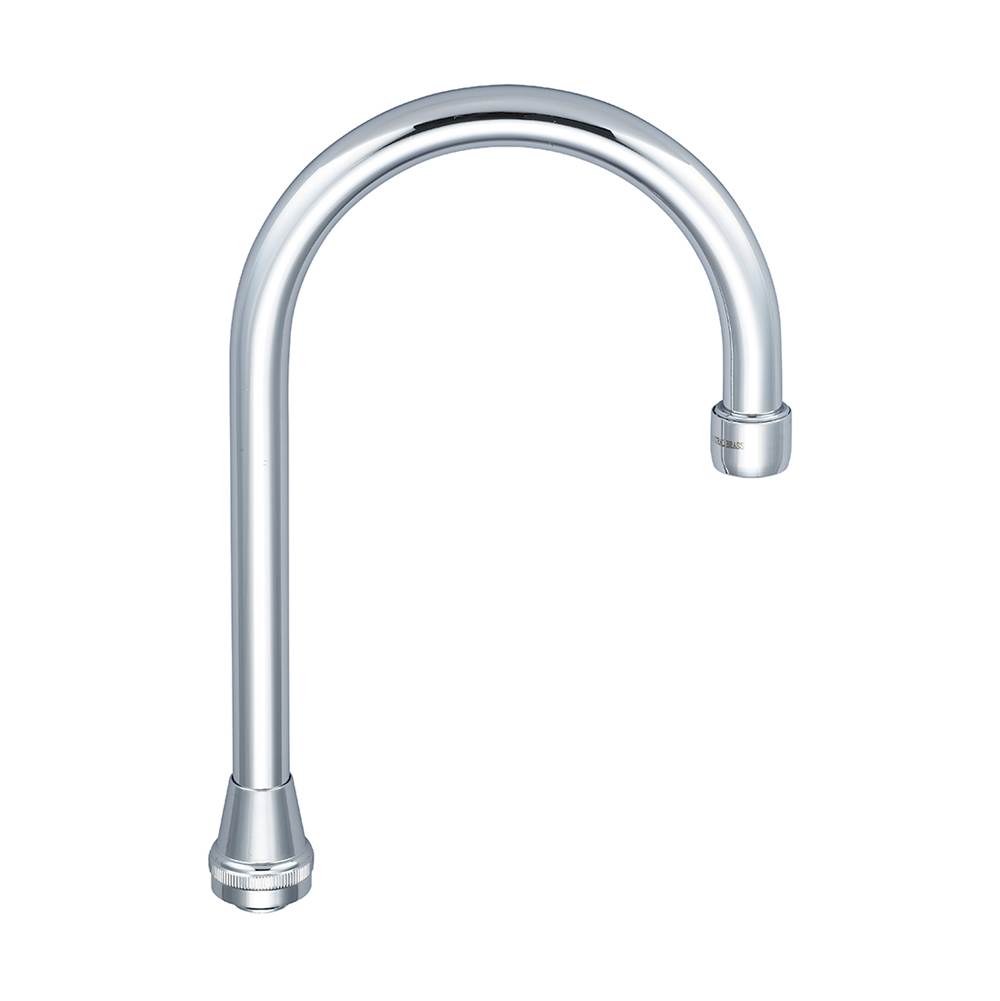 Central Brass Two Handle Faucet-5-1/2'' Gooseneck Spout W/ Aerator