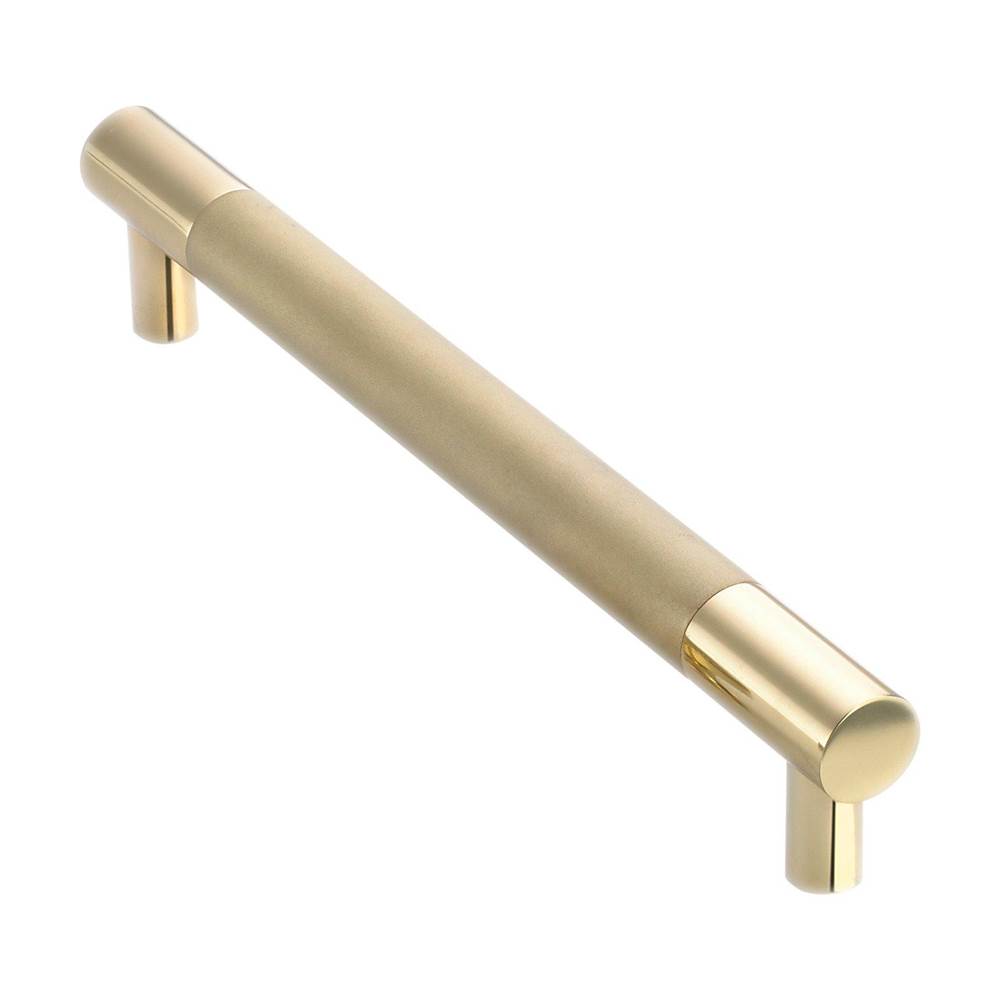 Colonial Bronze Cabinet, Appliance, Door and Shower Door Pull Hand Finished in Satin Chrome and Satin Brass