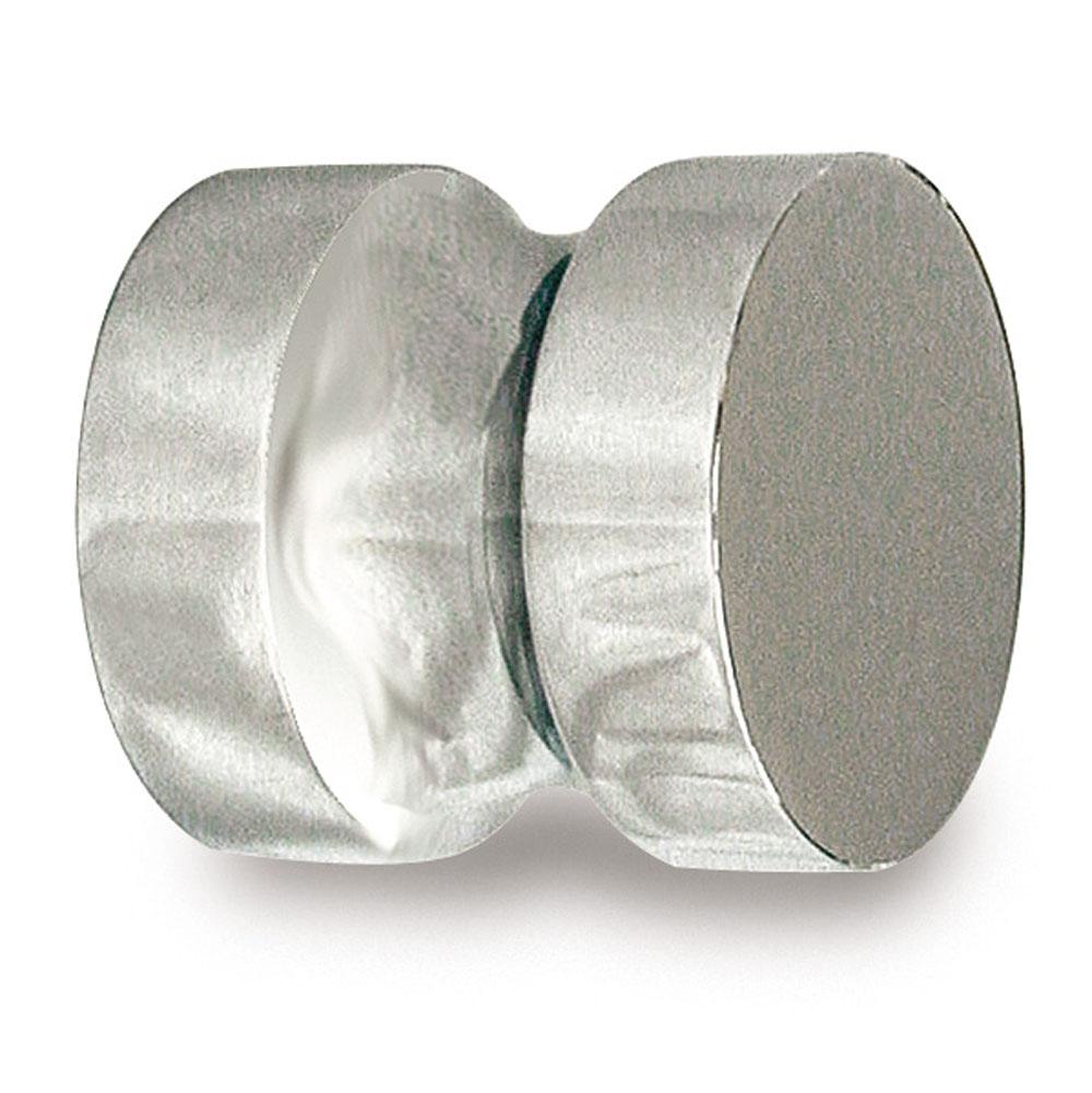 Colonial Bronze Cabinet Knob Hand Finished in Polished Nickel, with 1/4-20 screw