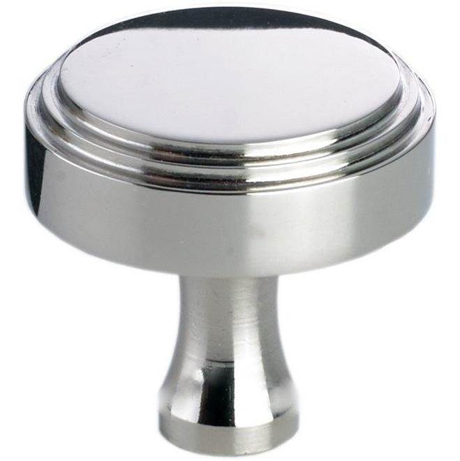 Colonial Bronze Cabinet Knob Hand Finished in Frost Nickel