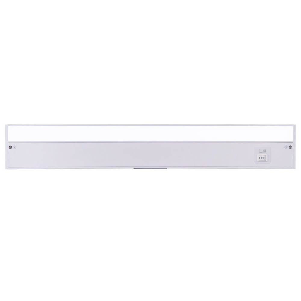 Craftmade Undercabinet 3-in-1 Color Temperature Adjustable 24'' LED Light Bar in White