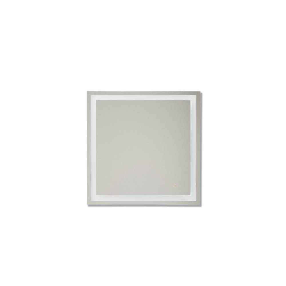 Craftmade 30'' x 30'' x 1.9'' Square LED Mirror with defogger, dimmer, 3CCT 3000K, 4000K, 5000K