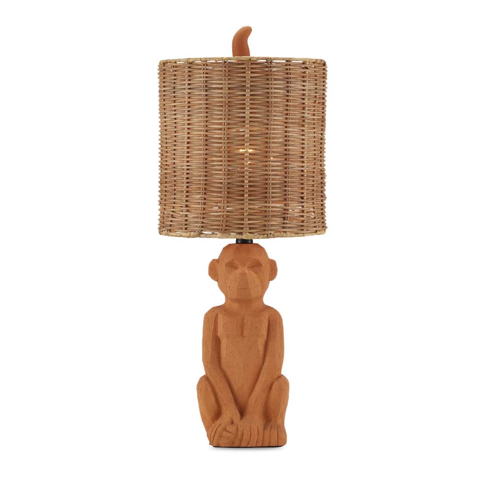 Currey And Company King Louie Terracotta Table Lamp