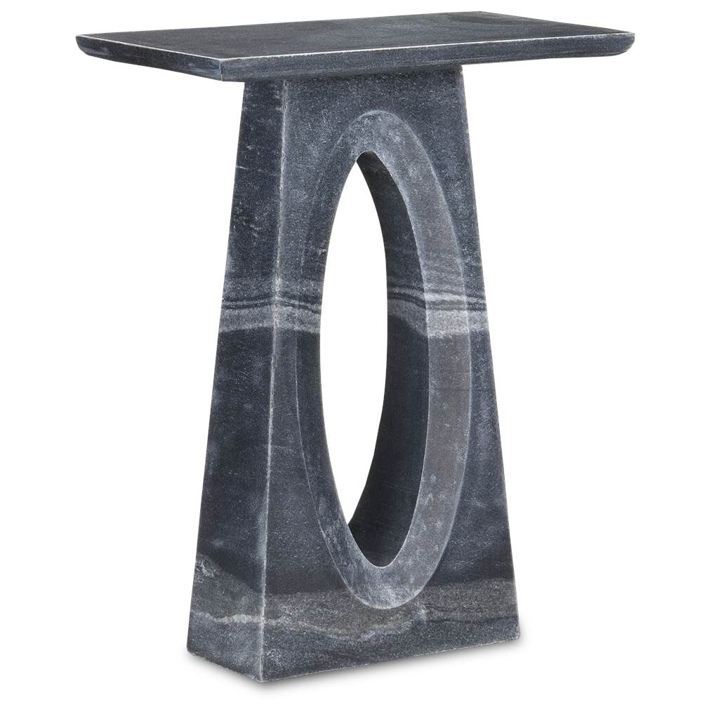 Currey And Company Demi Black Side Table