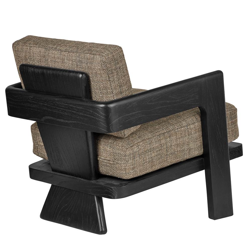 Currey And Company Theo Lounge Chair, Rig Otter