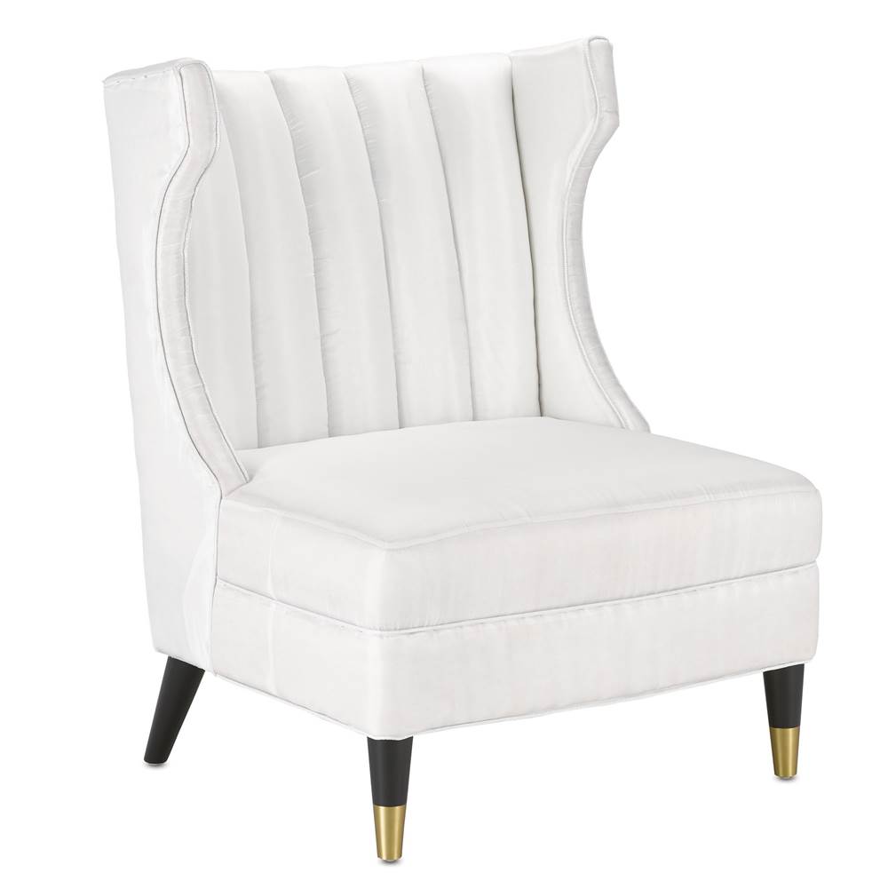 Currey And Company Jacqui Muslin Slipper Chair