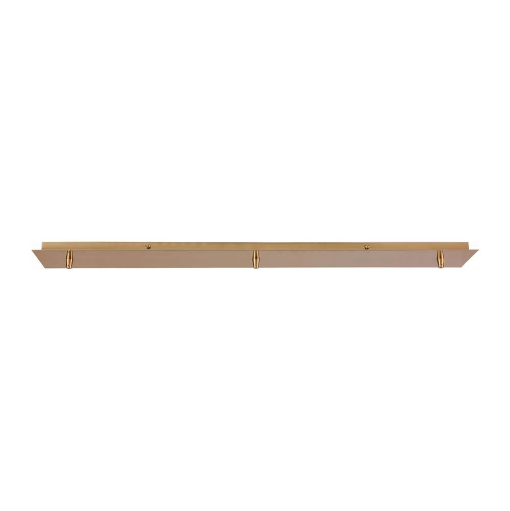 Elk Lighting Pendant Options 3-Hole Linear Pan For Pendants in Satin Brass