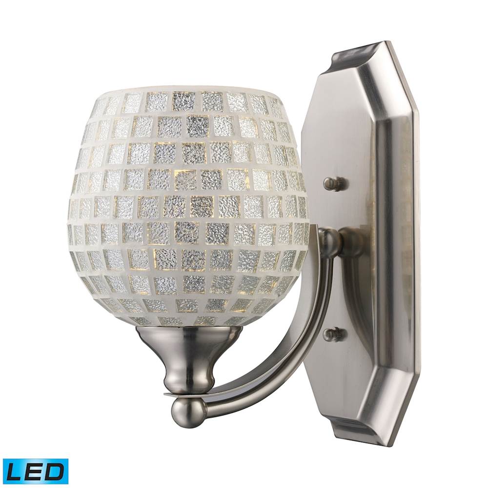 Elk Lighting One Light Vanity Bathroom Lights item 570-1N-SLV-LED