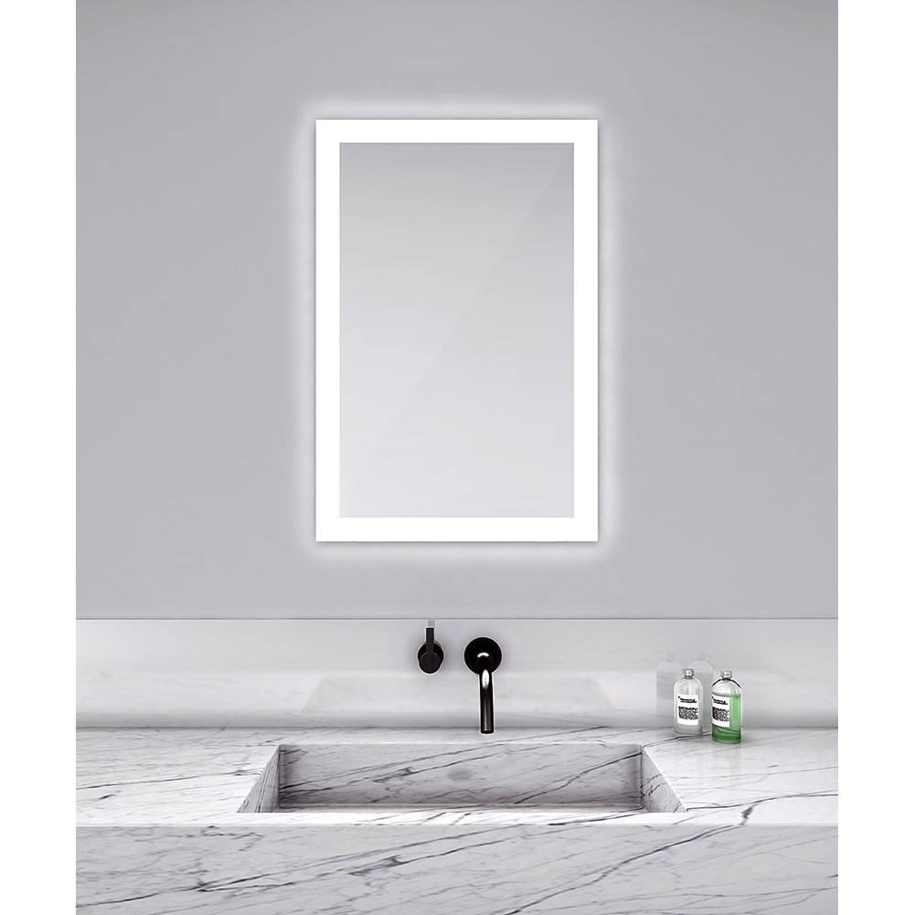 Electric Mirror Silhouette 30w x 42h Lighted Mirror with Keen