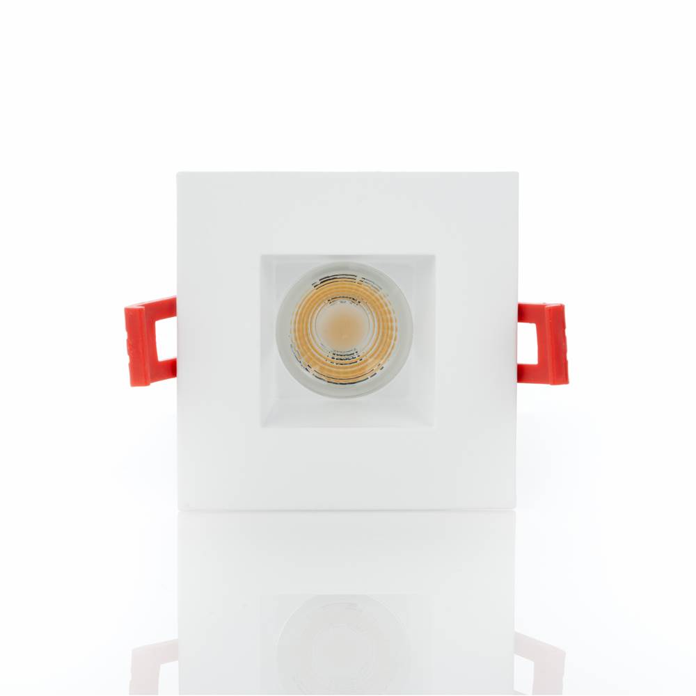 Eurofase 2 Inch High Output Square Fixed Downlight In White