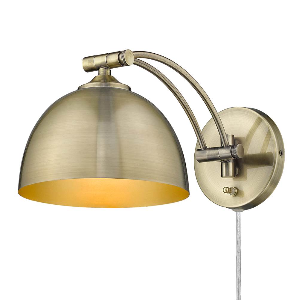 Golden Lighting Sconce Wall Lights item 3688-A1W AB-AB