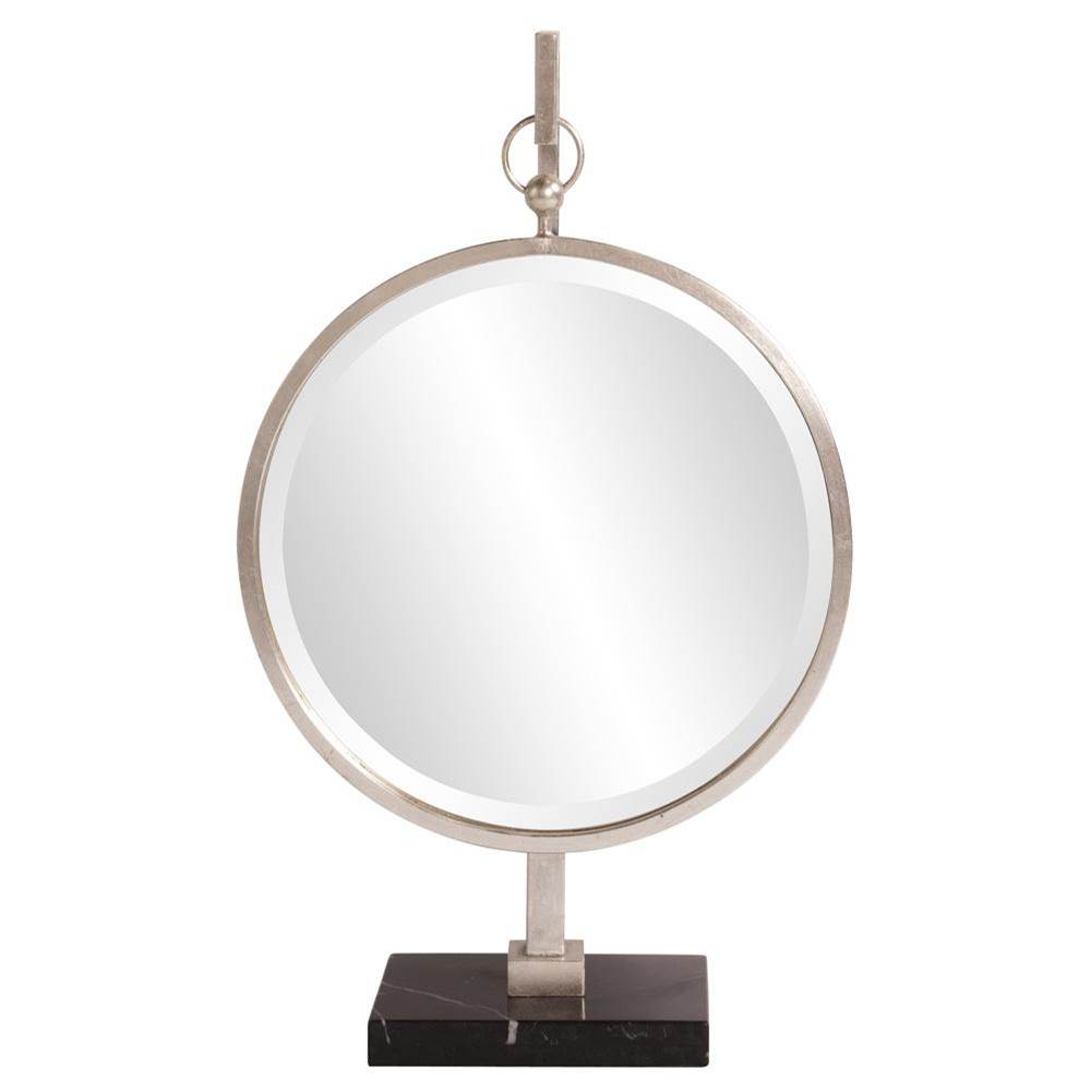 Howard Elliott Medallion Silver Mirror