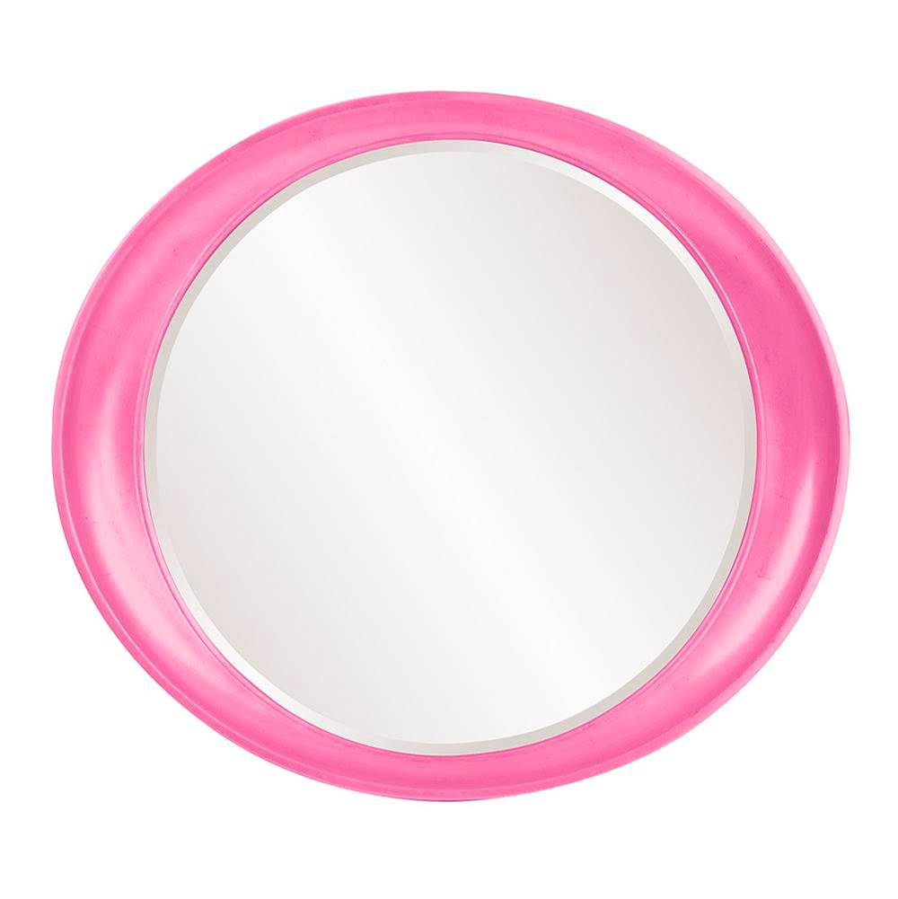 Howard Elliott Ellipse Mirror - Glossy Hot Pink