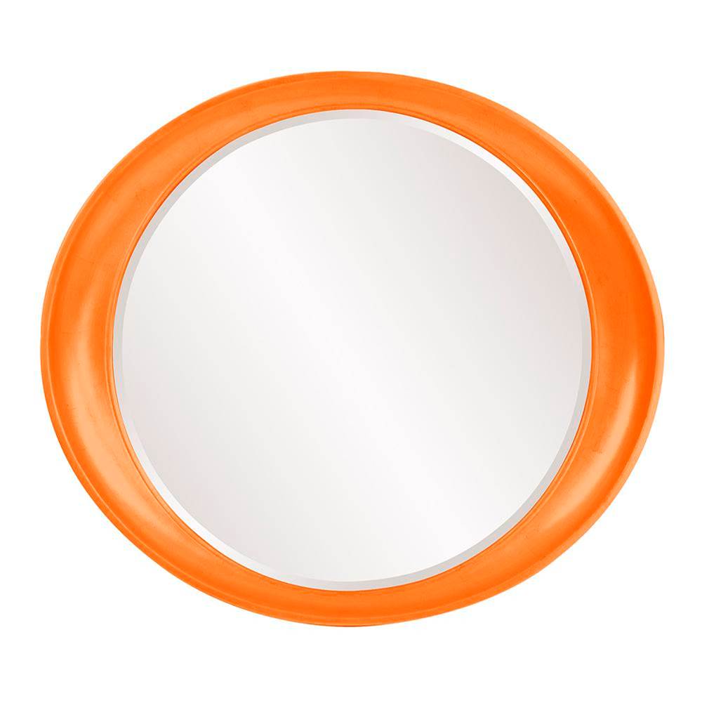 Howard Elliott Ellipse Mirror - Glossy Orange