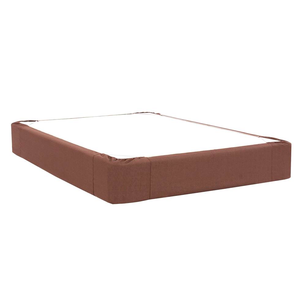 Howard Elliott Queen Boxspring Cover Sterling Chocolate