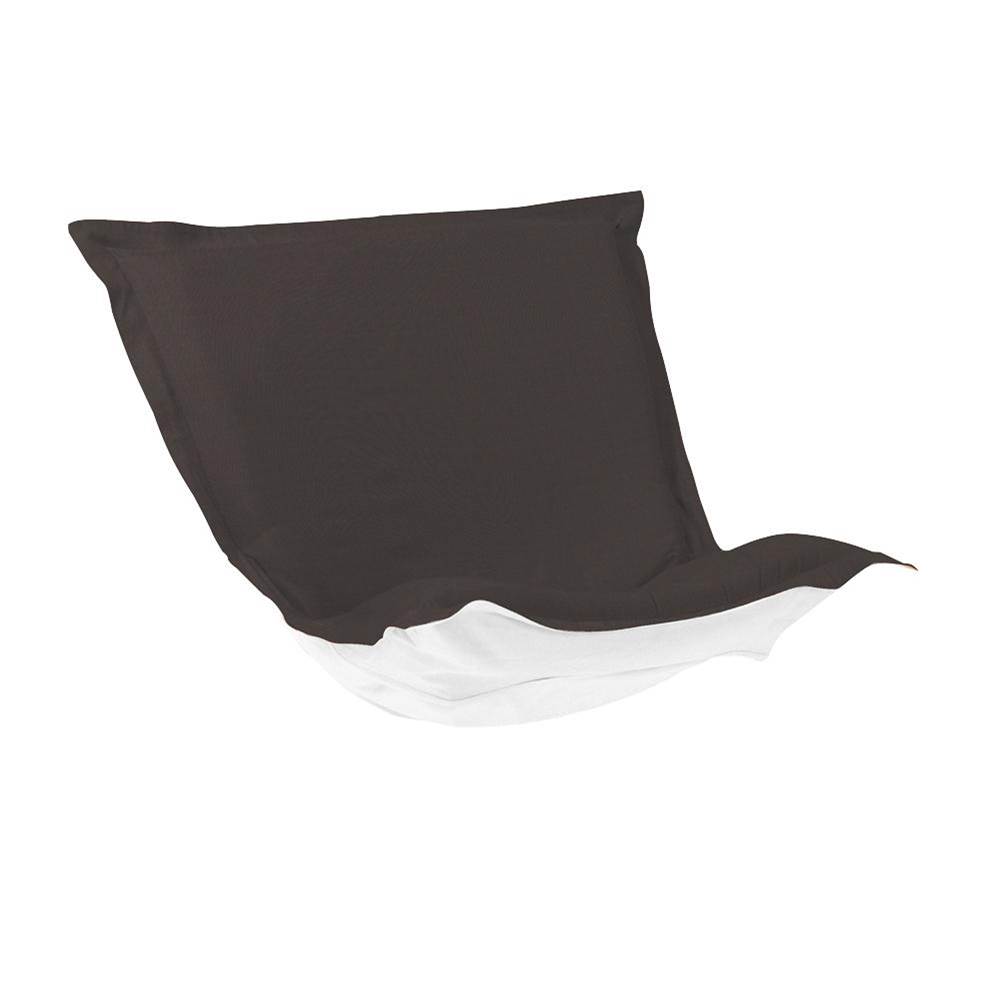 Howard Elliott Puff Chair Cushion Seascape Charcoal