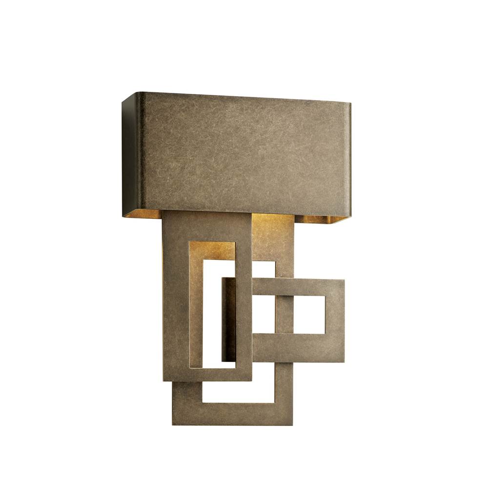 Hubbardton Forge Collage Small Dark Sky Friendly LED Outdoor Sconce, 302520-LED-RGT-75
