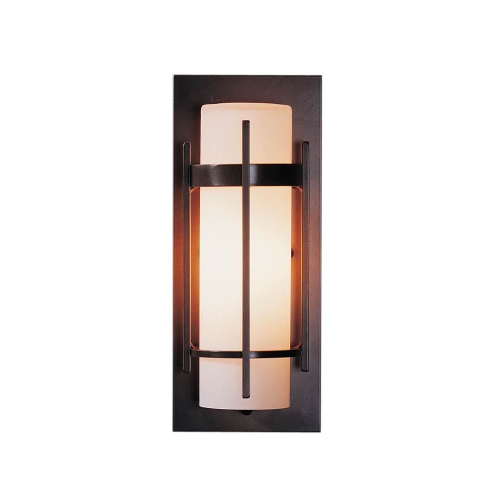 Hubbardton Forge Banded Small Outdoor Sconce, 305892-SKT-20-GG0066
