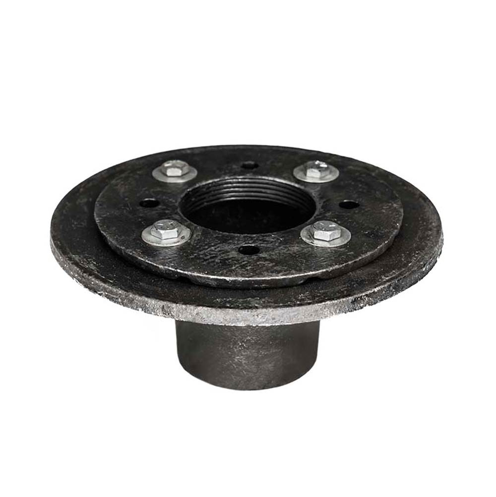 Infinity Drain Clamp Down Drain Cast Iron, 2'' Throat, 2'' No Hub Outlet