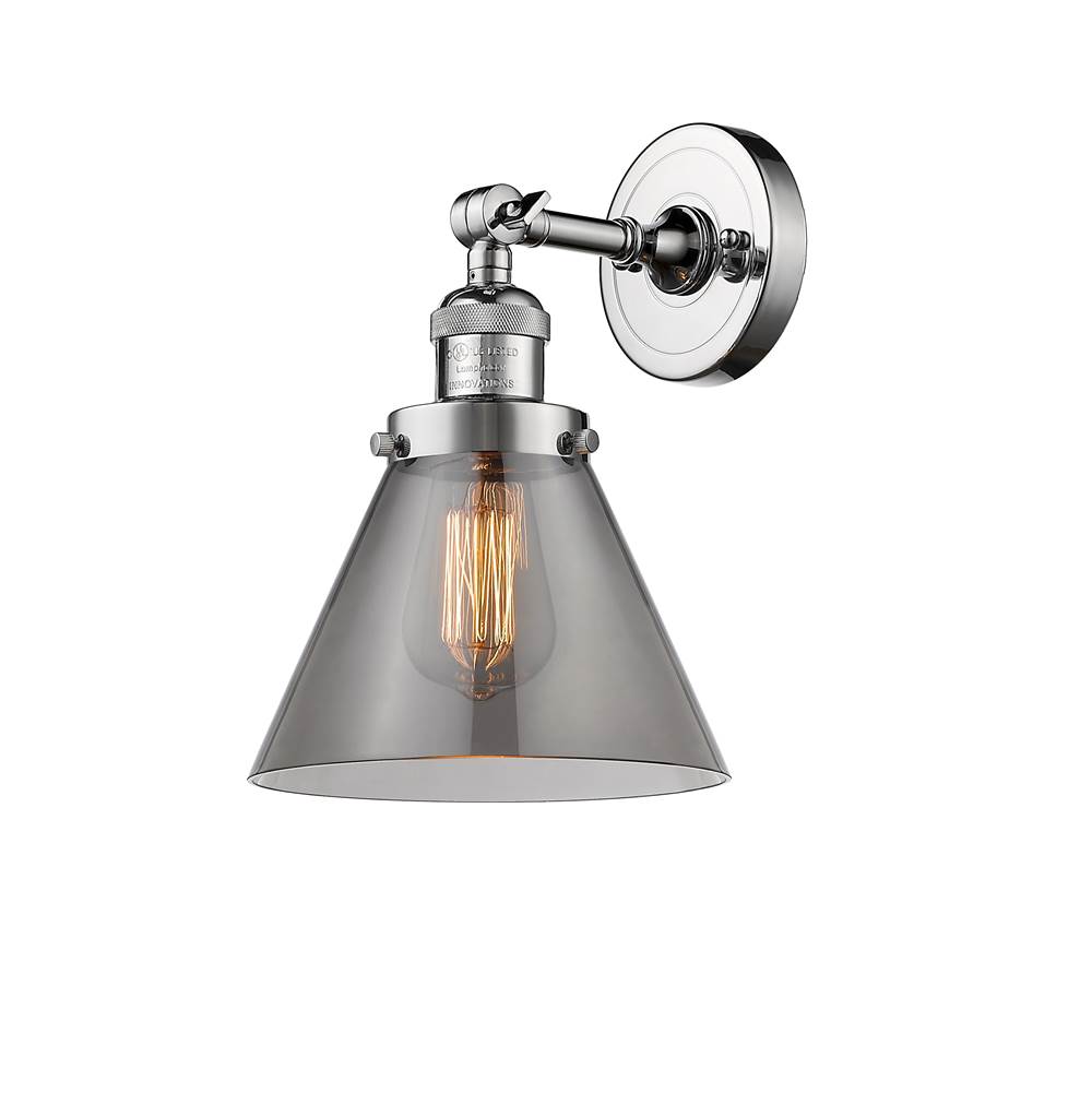 Innovations Large Cone 1 Light Sconce part of the Franklin Restoration Collection
