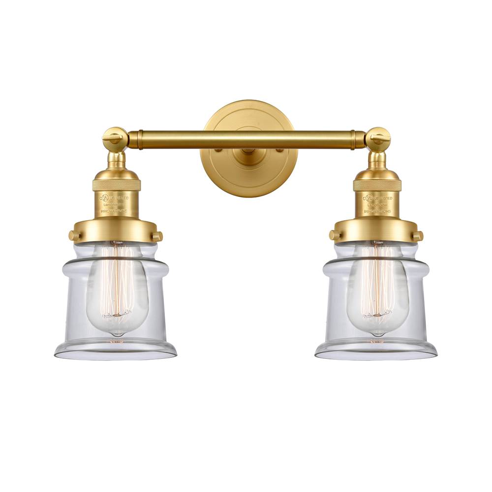 Innovations Small Canton 2 Light Bath Vanity Light part of the Franklin Restoration Collection