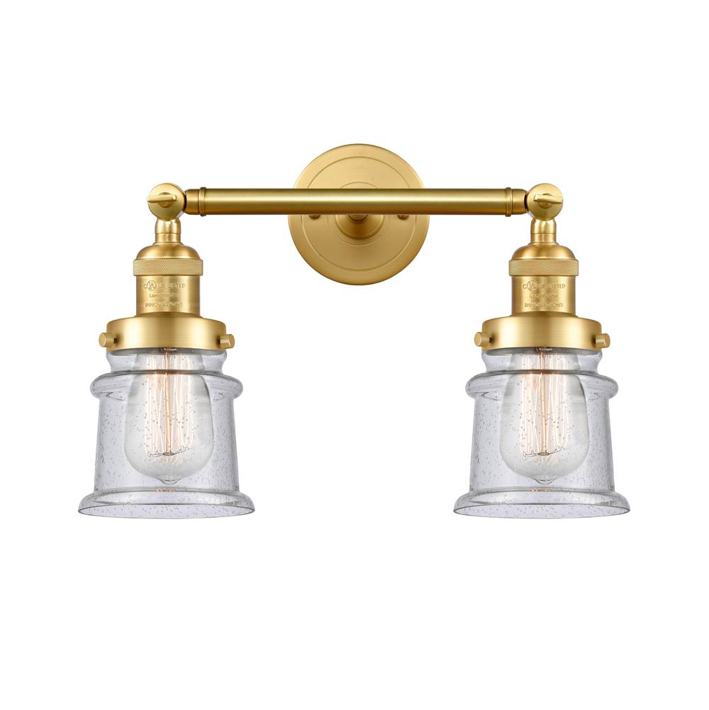 Innovations Small Canton 2 Light Bath Vanity Light part of the Franklin Restoration Collection