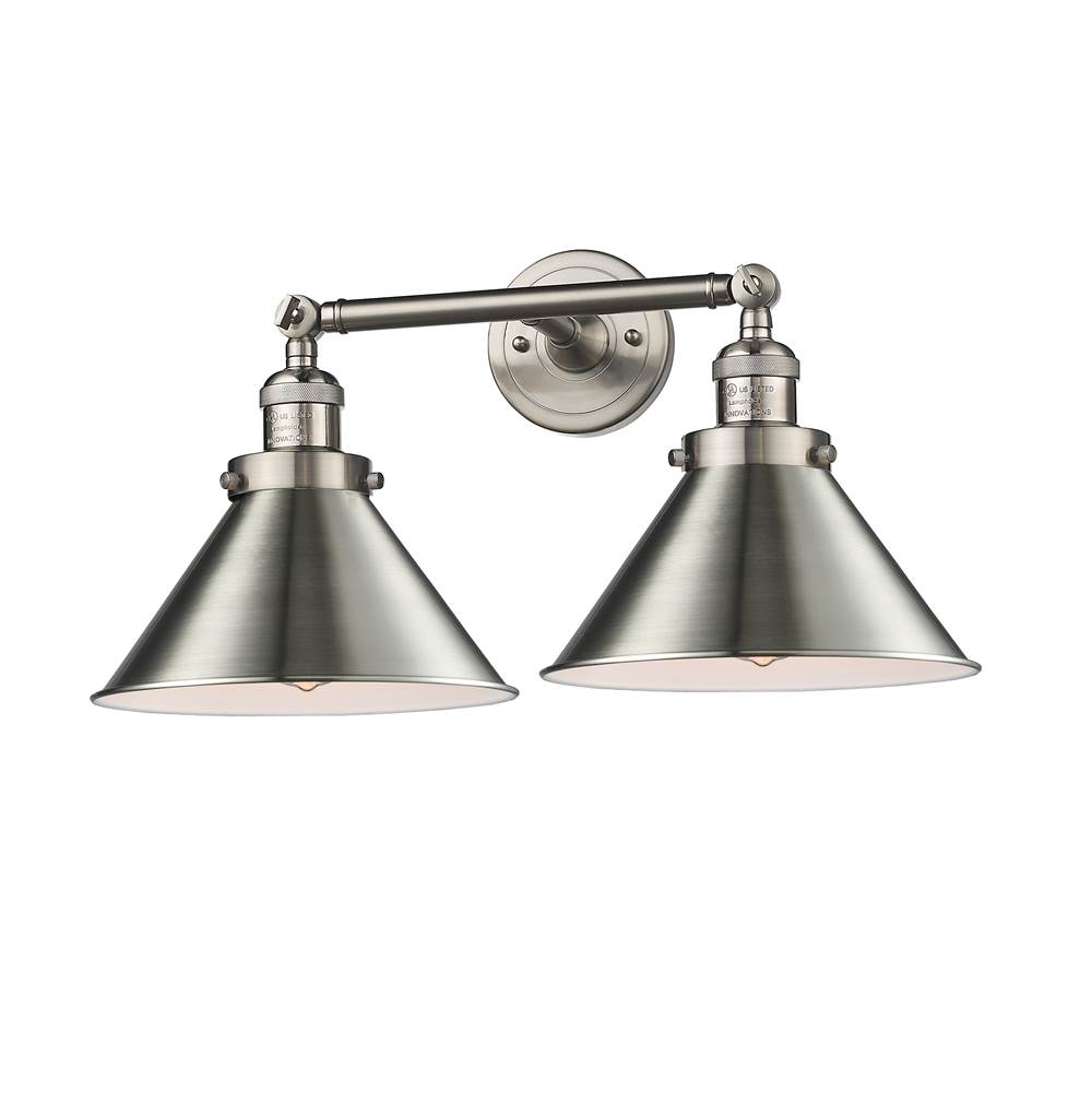 Innovations Briarcliff 2 Light Bath Vanity Light part of the Franklin Restoration Collection