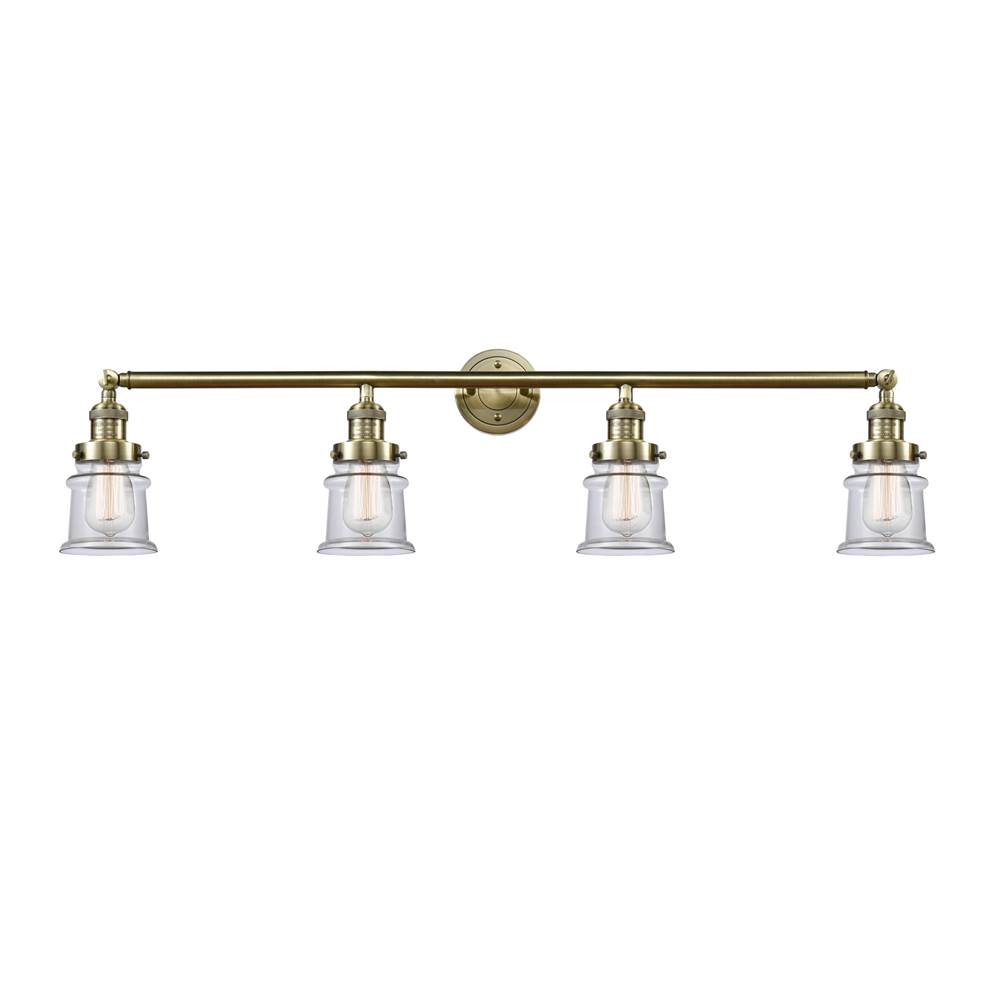 Innovations Small Canton 4 Light Bath Vanity Light part of the Franklin Restoration Collection