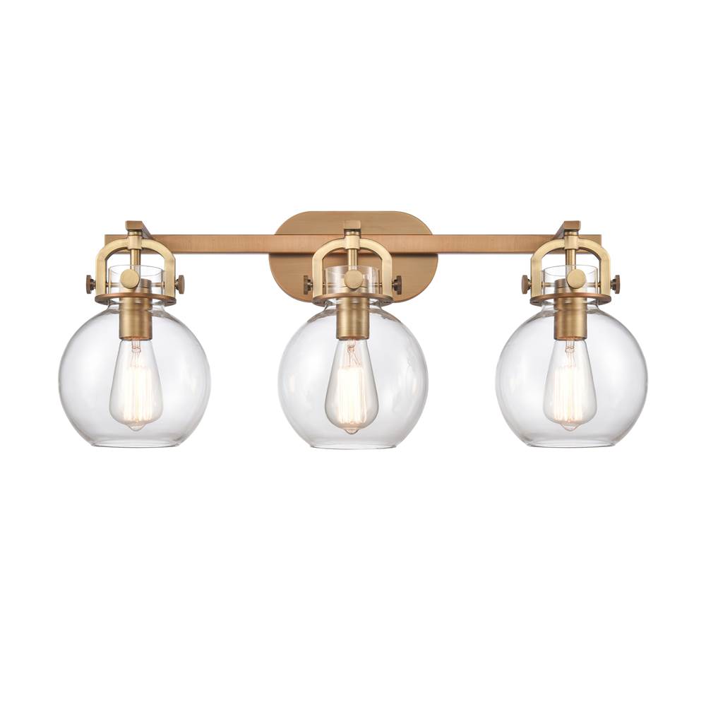 Innovations Newton Sphere Brushed Brass Bath Vanity Light