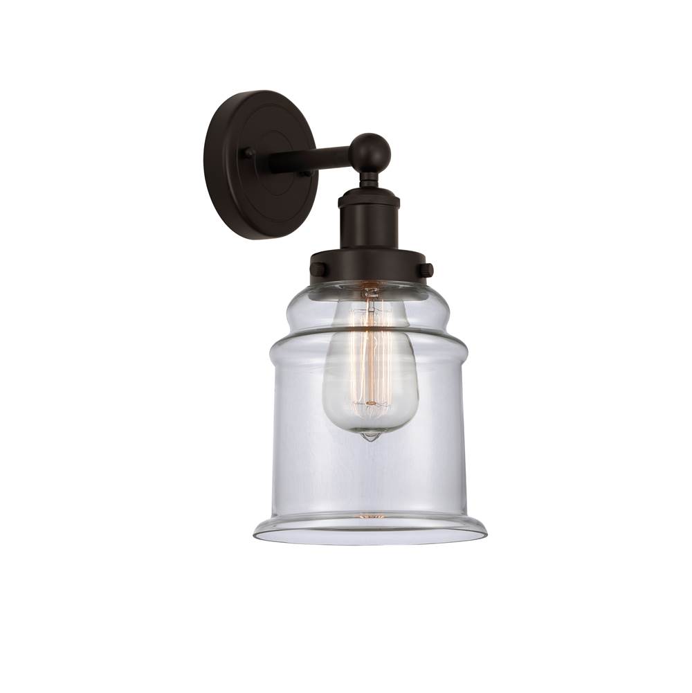 Innovations Canton 1 Light Sconce part of the Edison Collection
