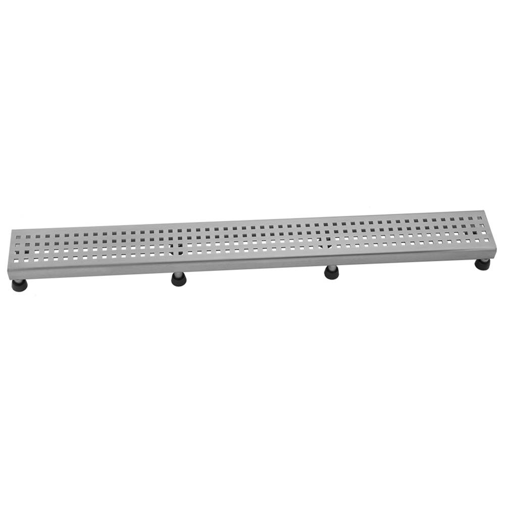 Jaclo 60'' Channel Drain Square Dotted Grate