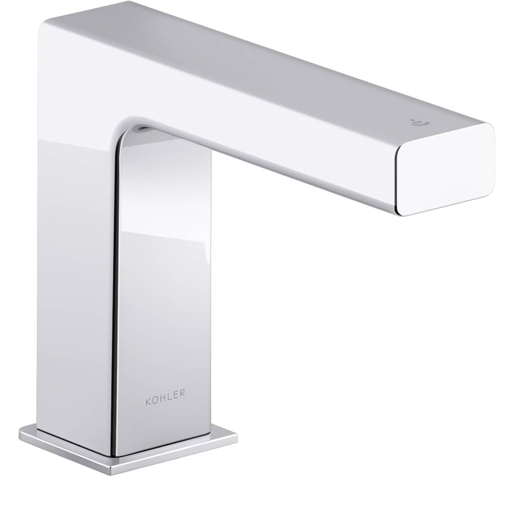 Kohler Strayt™ Touchless faucet with Kinesis™ sensor technology and temperature mixer, DC-powered