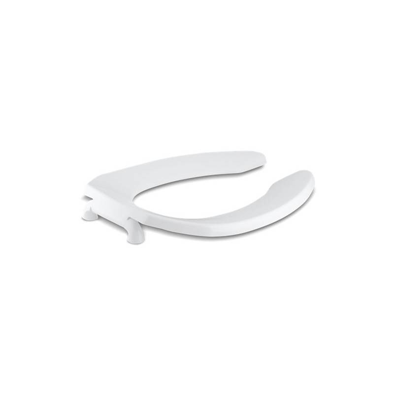 Kohler Lustra™ Elongated toilet seat with anti-microbial agent and self-sustaining check hinge