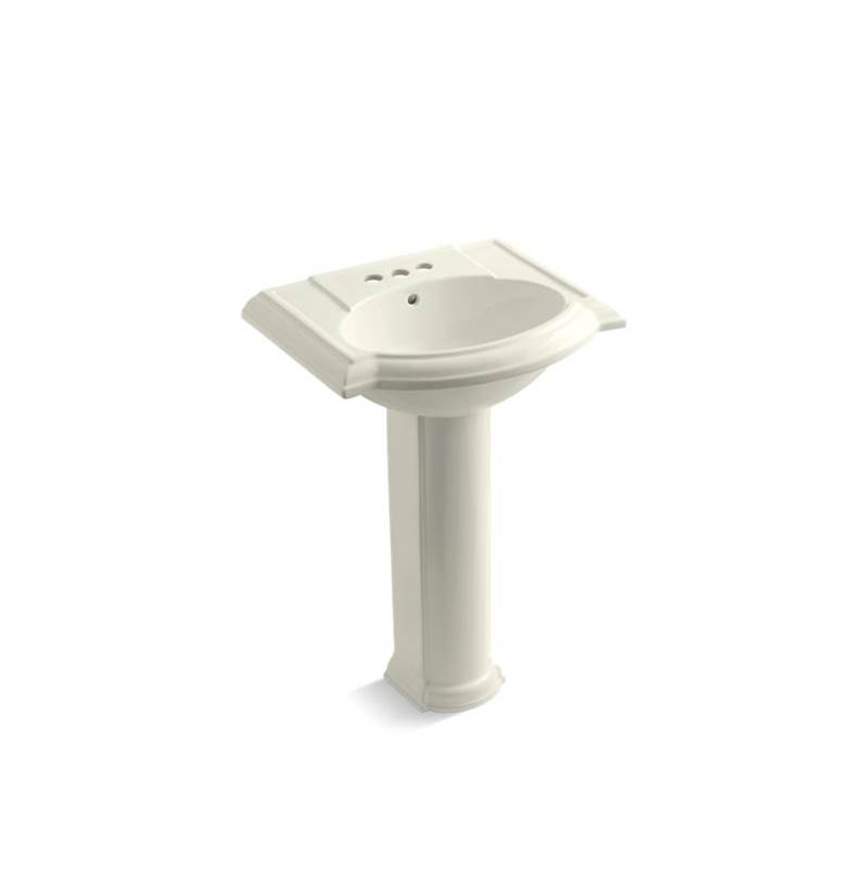 Kohler Devonshire® 24'' pedestal bathroom sink with 4'' centerset faucet holes
