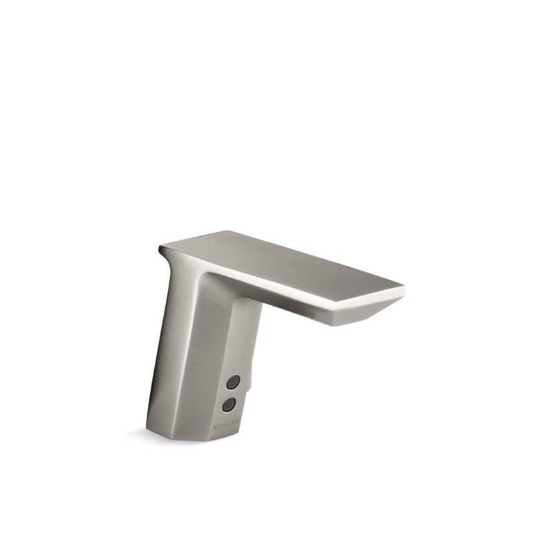 Kohler Geometric Touchless faucet with Insight™ technology and temperature mixer, Hybrid-powered