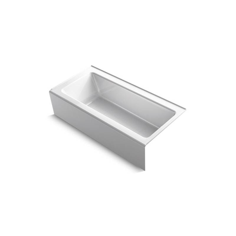 Kohler Bellwether® 66'' x 32'' alcove bath with integral apron and right-hand drain