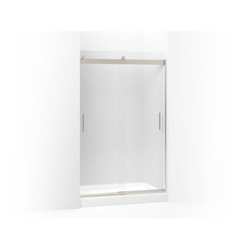 Kohler Levity® Sliding shower door, 74'' H x 43-5/8 - 47-5/8'' W, with 1/4'' thick Frosted glass
