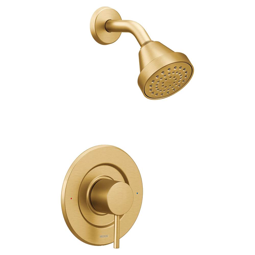 Moen Align 1-Handle Posi-Temp Shower Faucet Trim Kit in Brushed Gold (Valve Sold Separately)