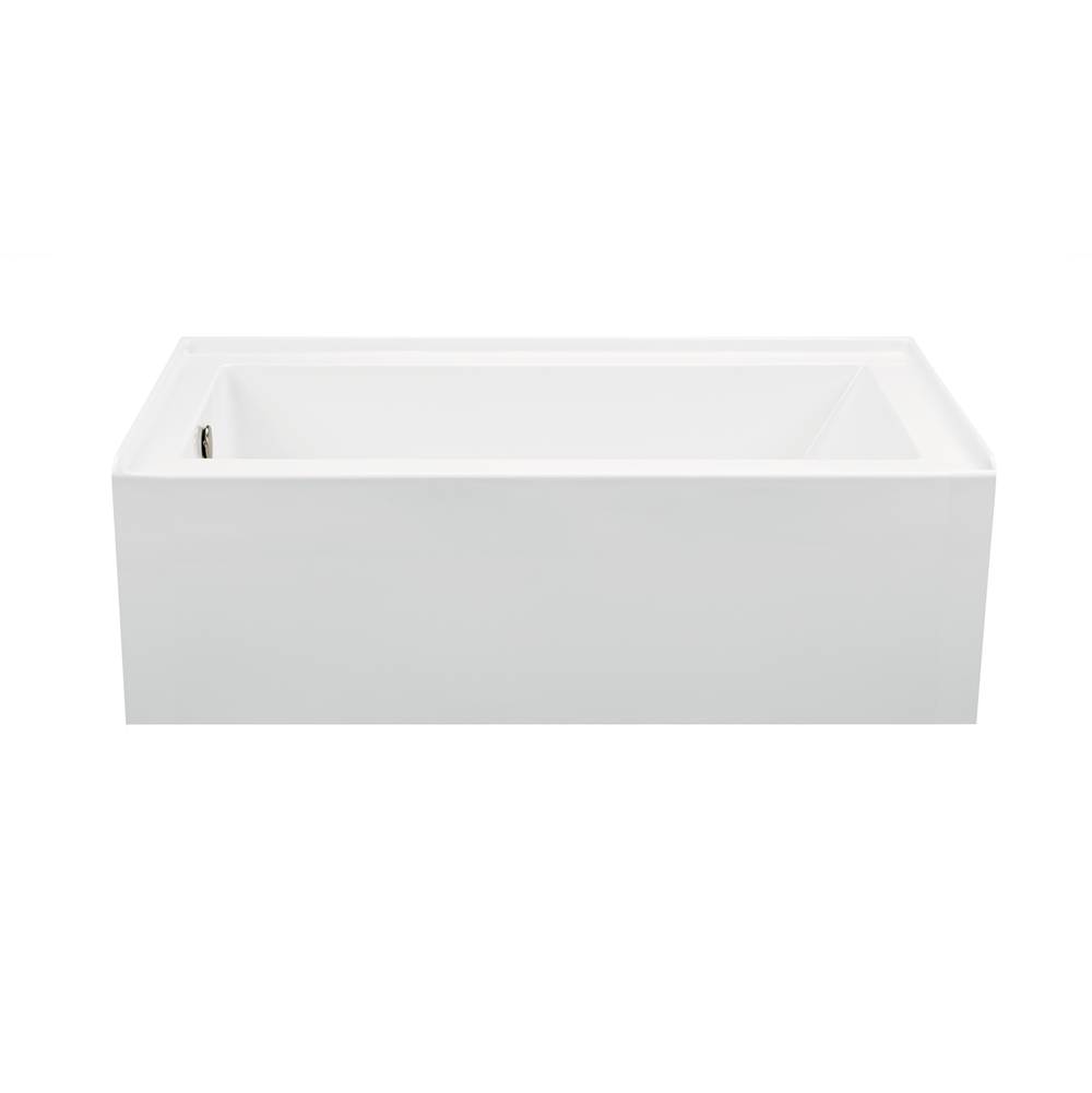 MTI Baths Cameron 1 Acrylic Cxl Integral Skirted Rh Drain Air Bath/Ultra Whirlpool - White (60X32)