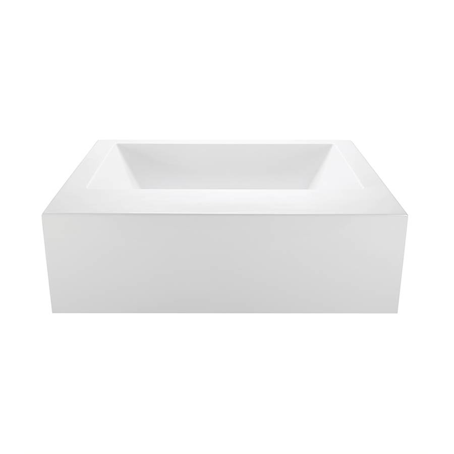 MTI Baths Metro 3 Acrylic Cxl Sculpted 3 Side Air Bath - White (66X42)