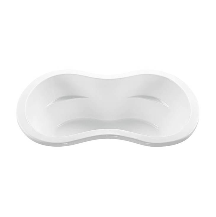 MTI Baths Eternity Dolomatte Drop In Air Bath - White (72X47.75)