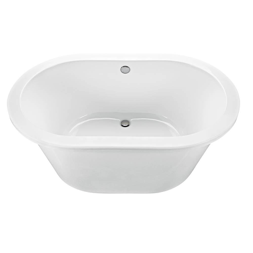 MTI Baths New Yorker 4 Acrylic Cxl Freestanding Air Bath Elite - White (65.5X41.5)