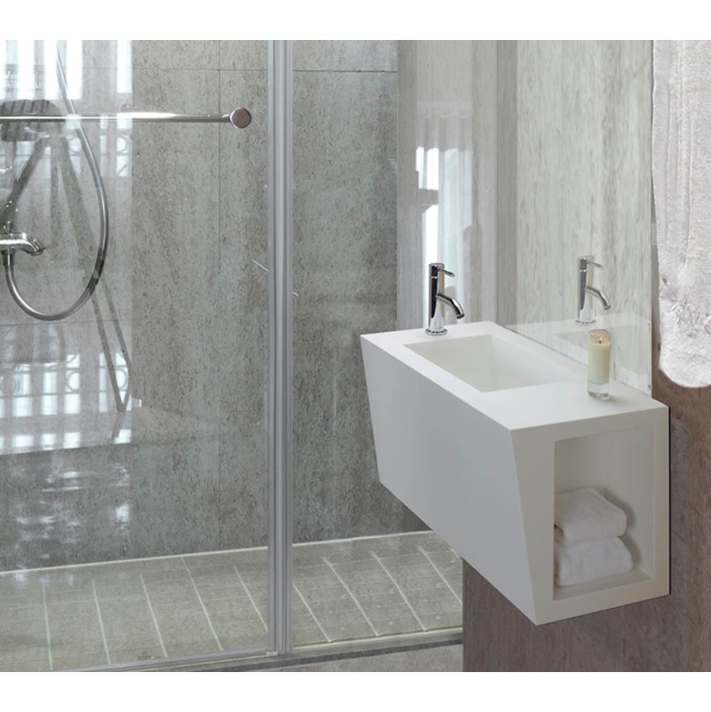MTI Baths Wall Mount Bathroom Sinks item VSWM2412-WH-MT