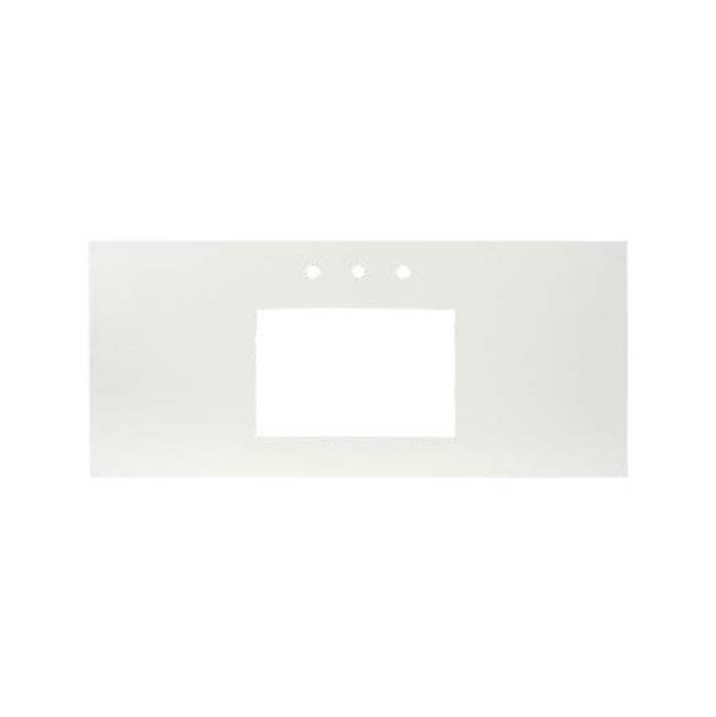 Native Trails 36'' Native Stone Vanity Top in Earth- Rectangle with 8'' Widespread Cutout