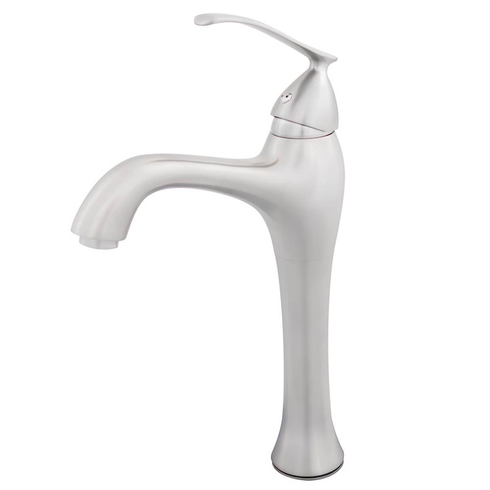 Novatto Novatto TRADITIONAL Single Lever Vessel Faucet, Brushed Nickel