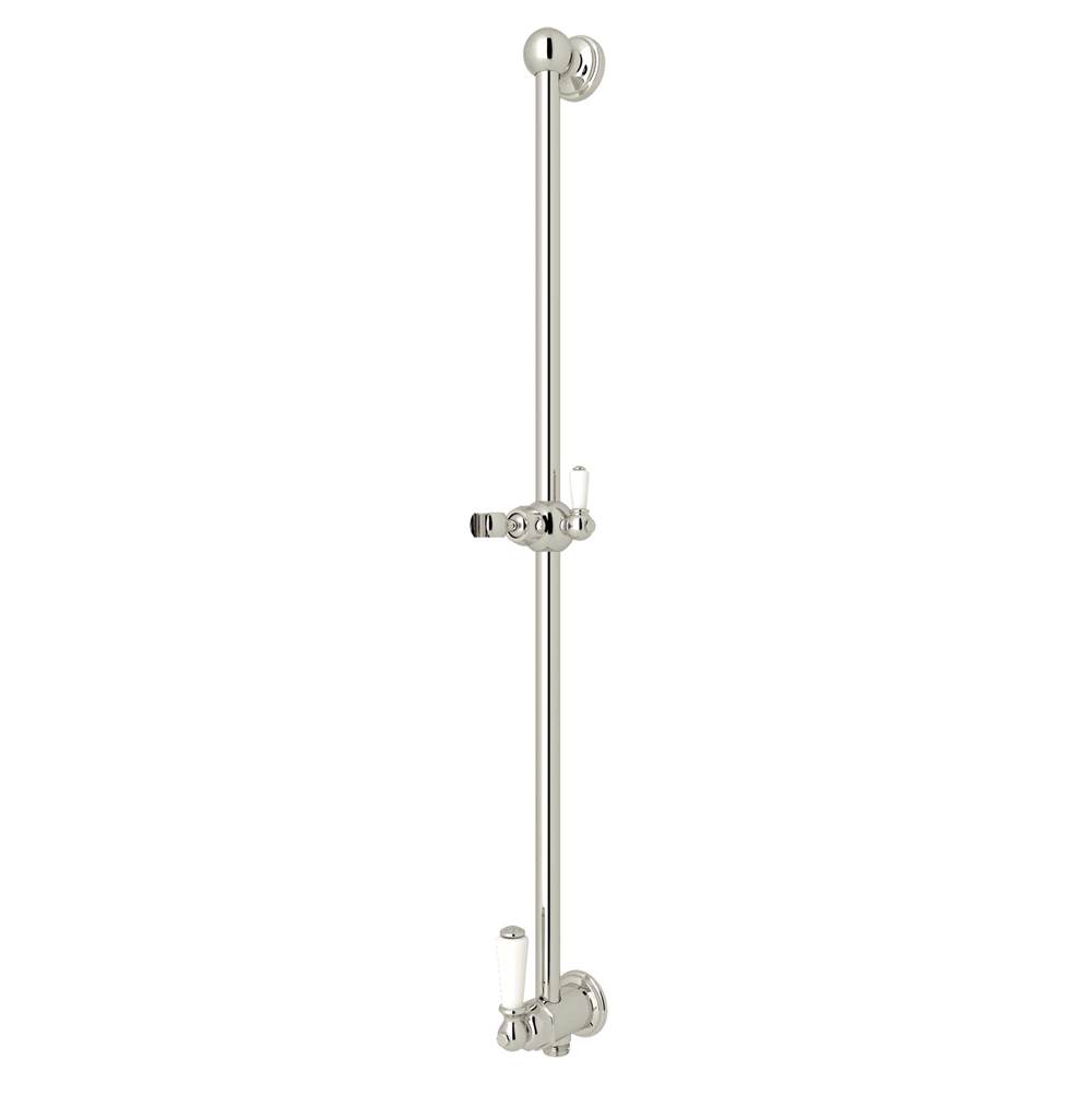 Rohl 25'' Slide Bar With Integrated Volume Control And Outlet
