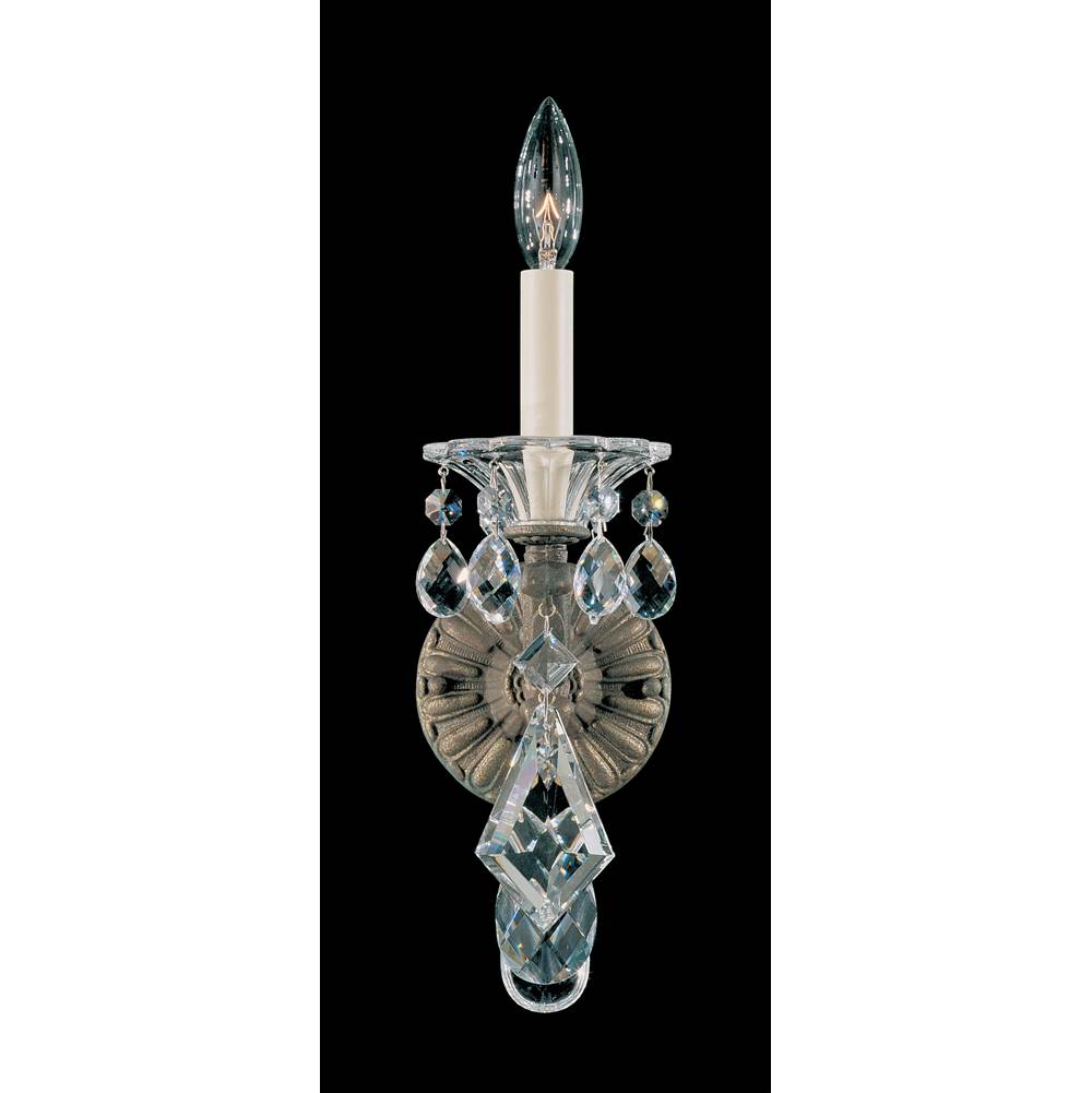 Schonbek La Scala 1 Light 120V Wall Sconce in Parchment Gold with Clear Radiance Crystal
