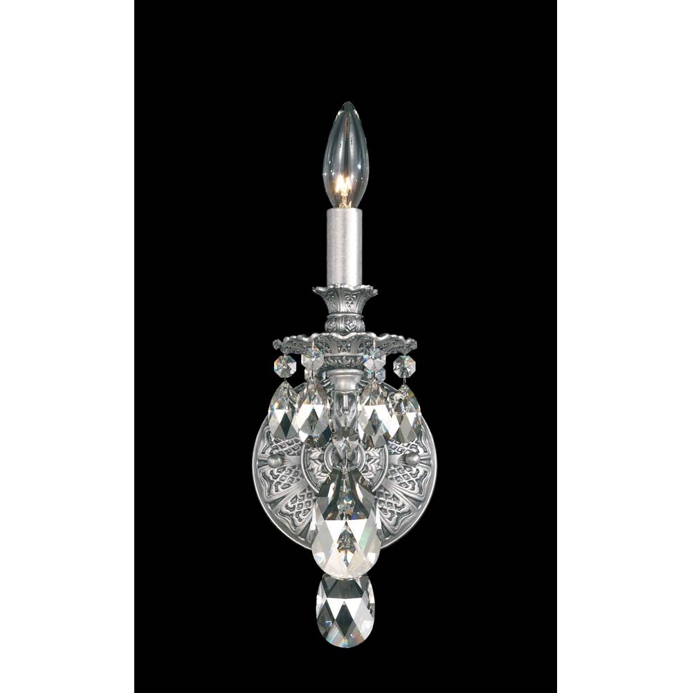 Schonbek Milano 1 Light 120V Wall Sconce in Heirloom Gold with Clear Radiance Crystal